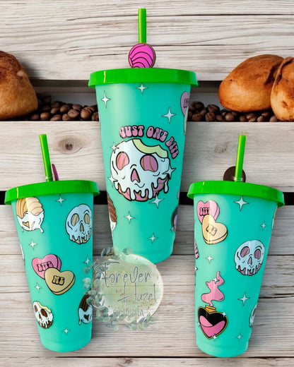 Just One Bite Color Changing Plastic Tumbler