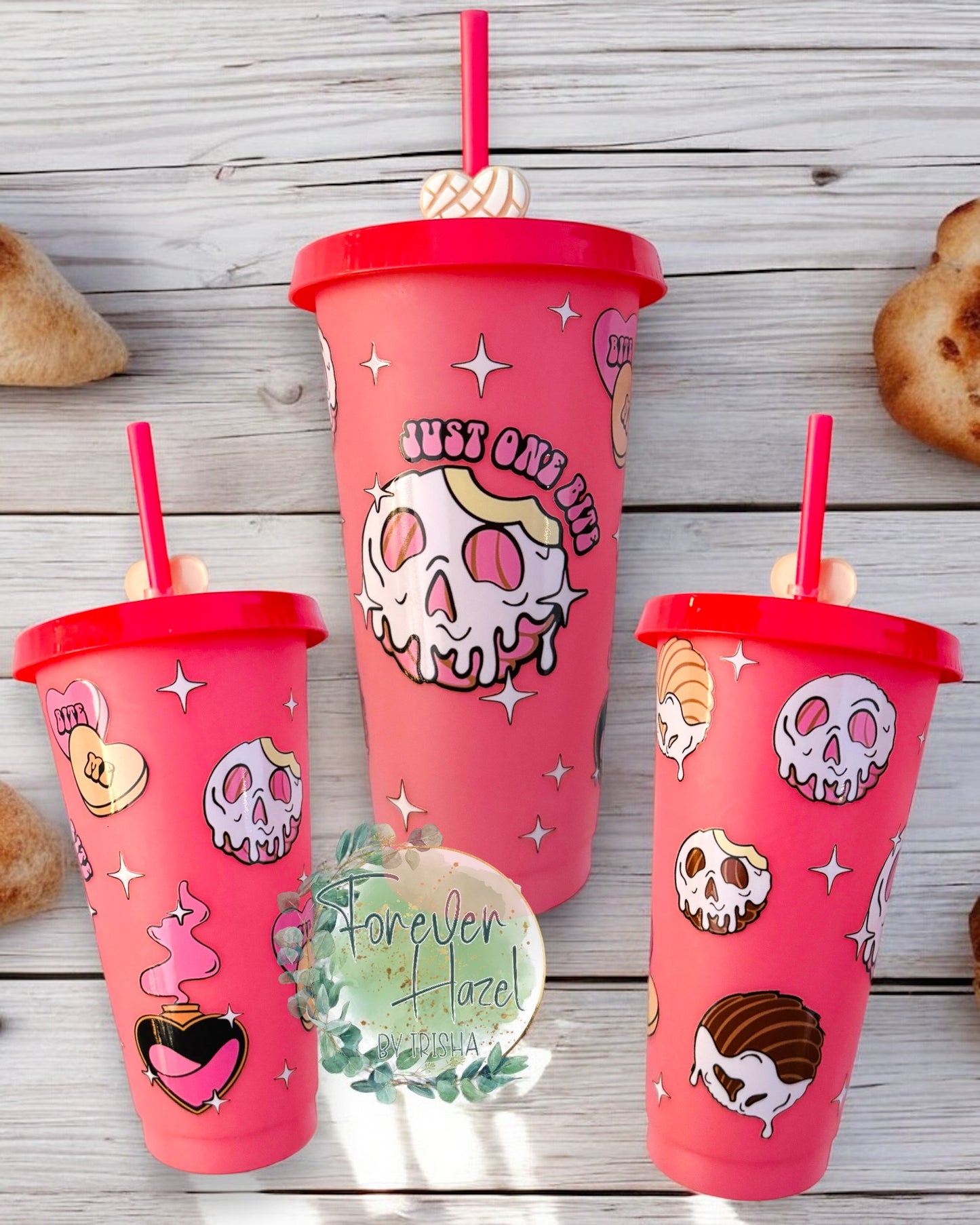 Just One Bite Color Changing Plastic Tumbler