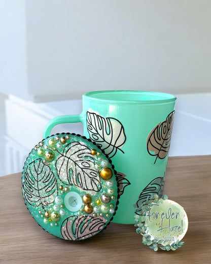 Hot Mess Doing My Best #Momlife Glass Mug