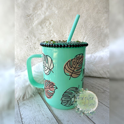 Hot Mess Doing My Best #Momlife Glass Mug