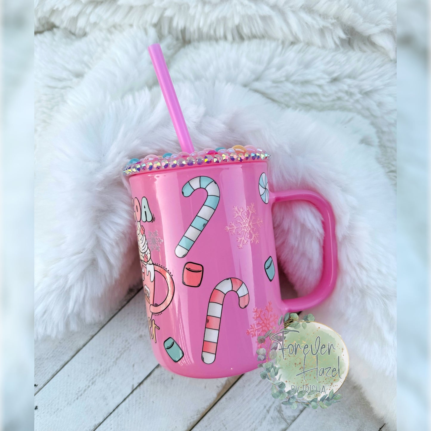 Hot Cocoa Weather Glass Mug