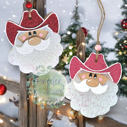 Western Cowboy Santa Freshie