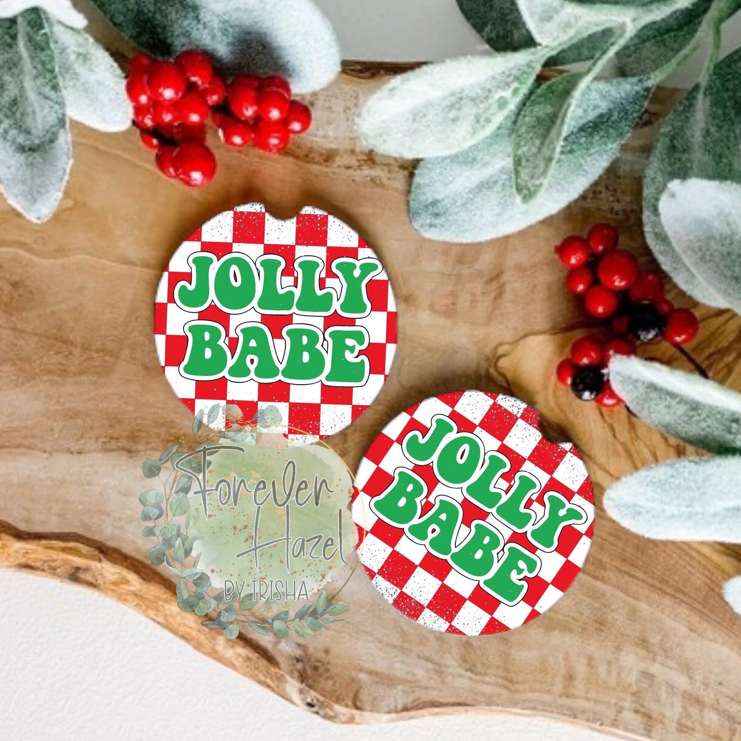 Jolly Babe Car Coaster Set