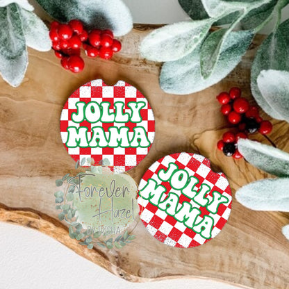 Jolly Mama Car Coaster Set