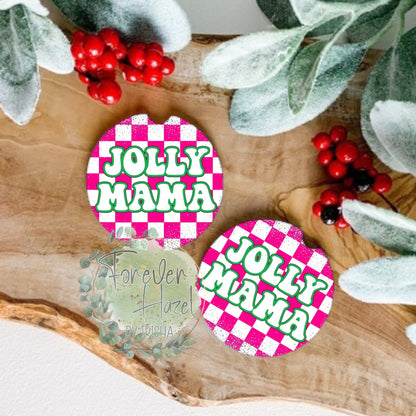 Jolly Mama Car Coaster Set