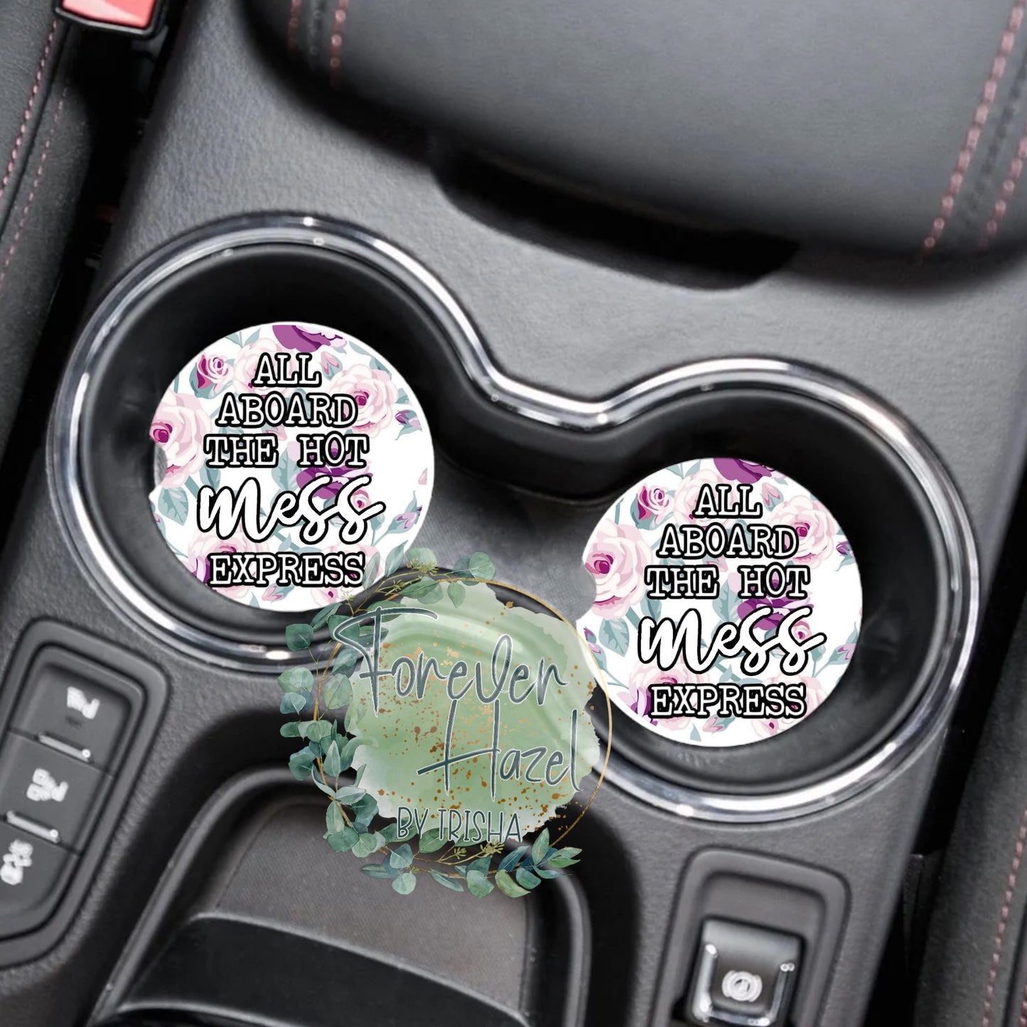 Hot Mess Express Car Coaster Set