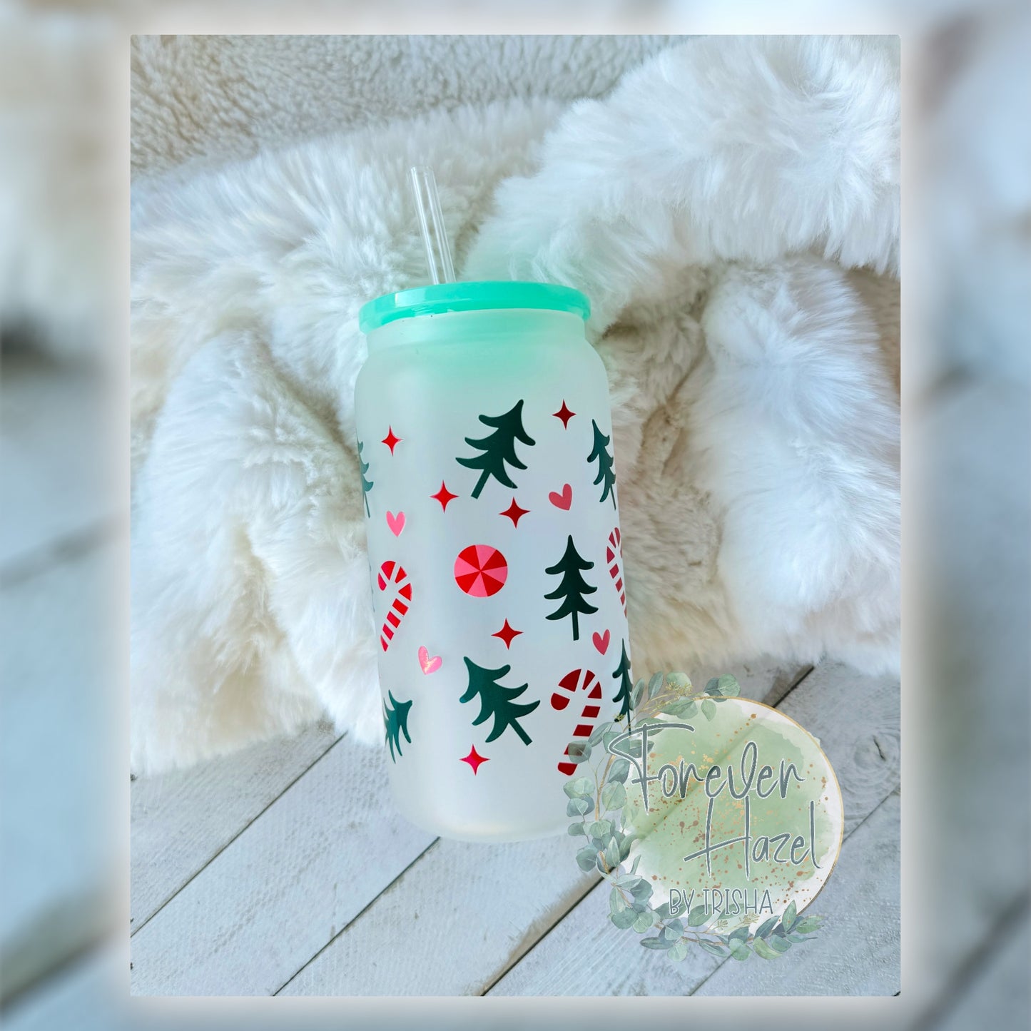 My Bells Don’t Jingle Without Coffee 16oz Frosted Glass Can