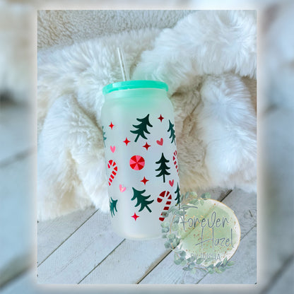 My Bells Don’t Jingle Without Coffee 16oz Frosted Glass Can