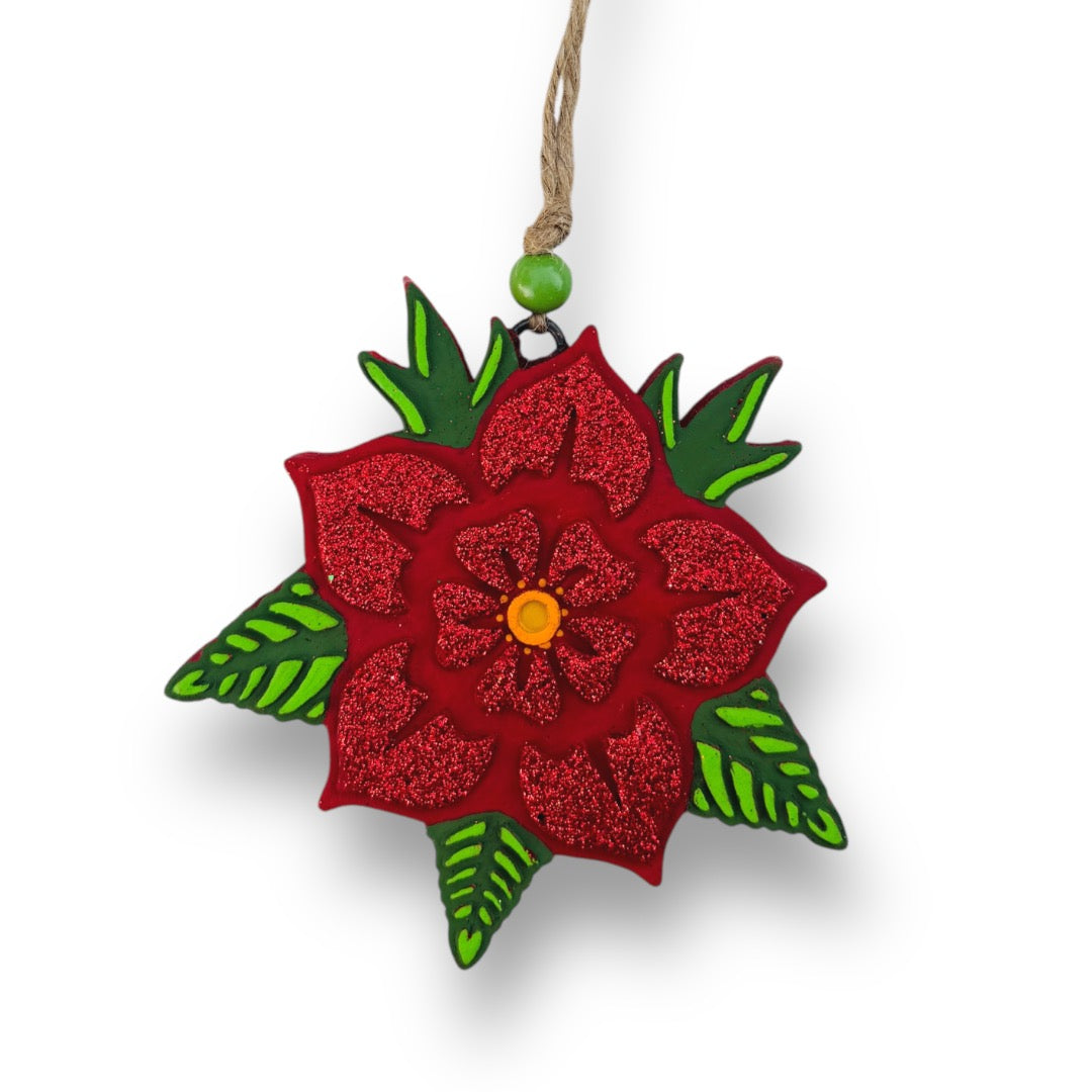 Poinsettia Flower Freshie