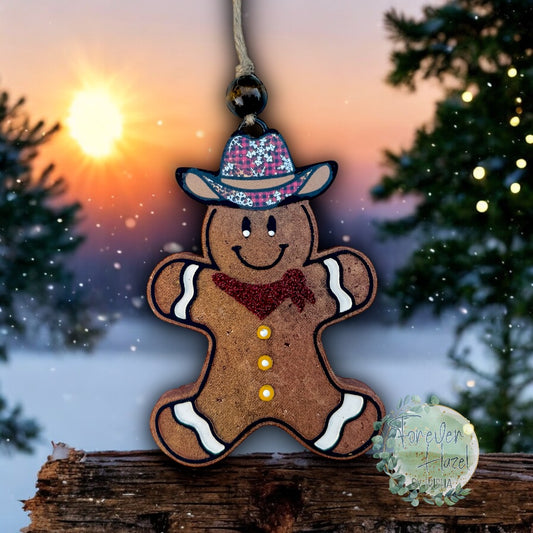 Western Cowboy Gingerbread Freshie
