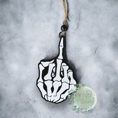Skeleton Middle Finger Freshie