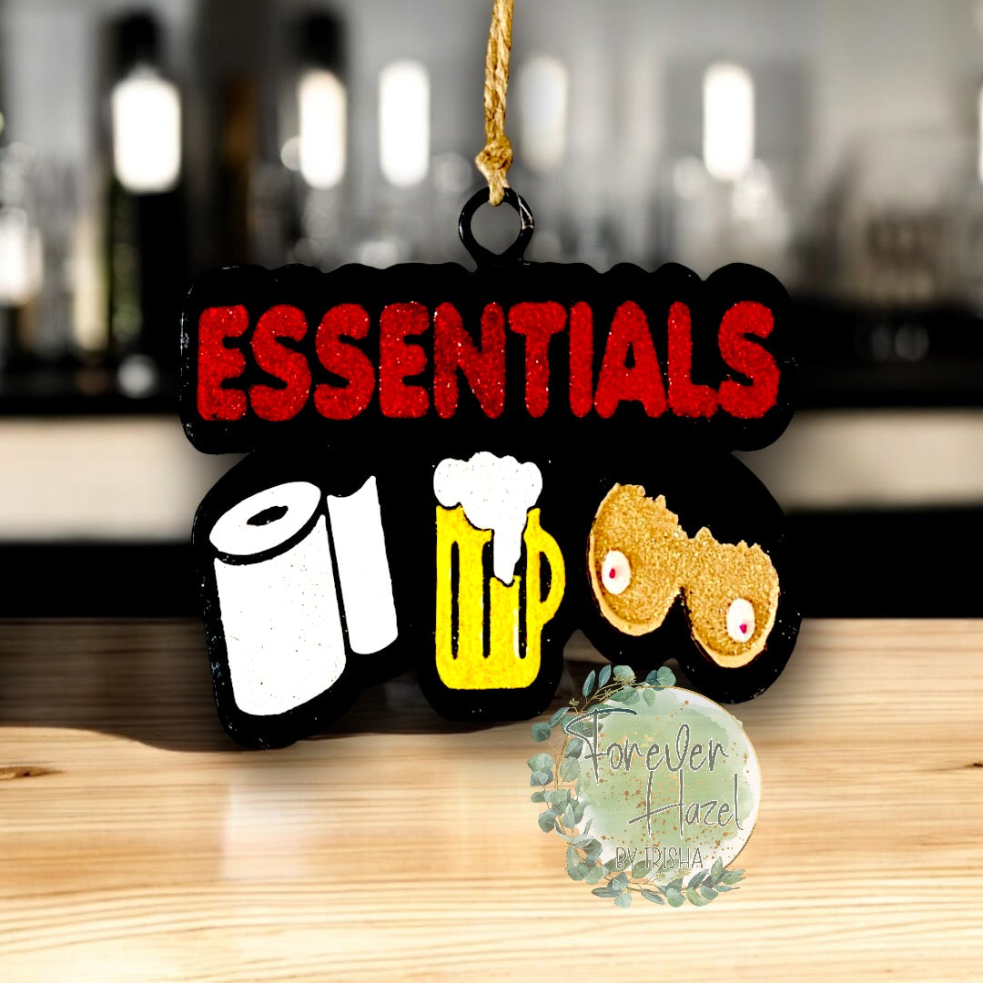 Essentials - Beer, Toilet Paper & Boobs Freshie