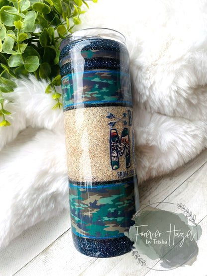 Boy Mom - From Son Up To Son Down 20oz Stainless Steel Tumbler