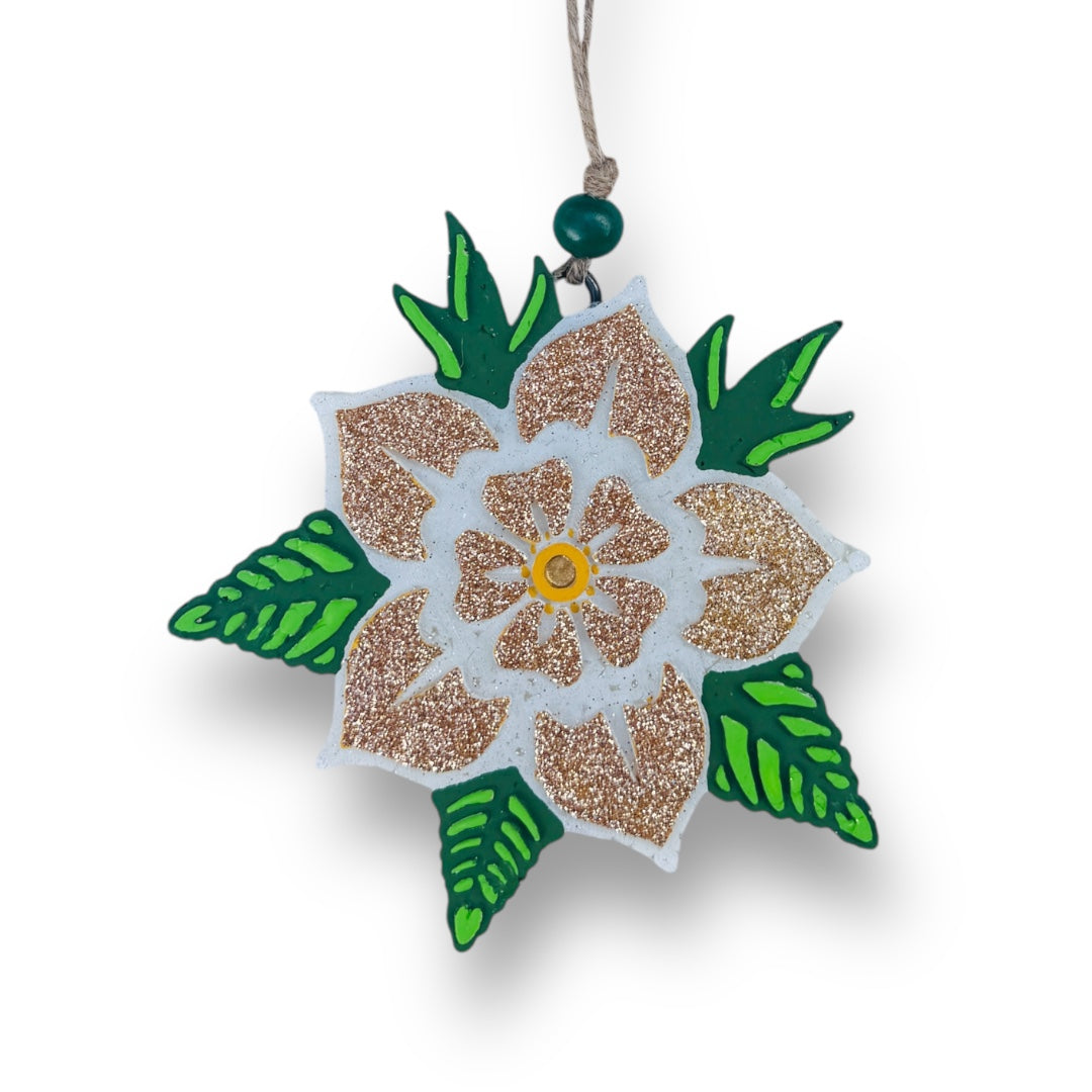 Poinsettia Flower Freshie