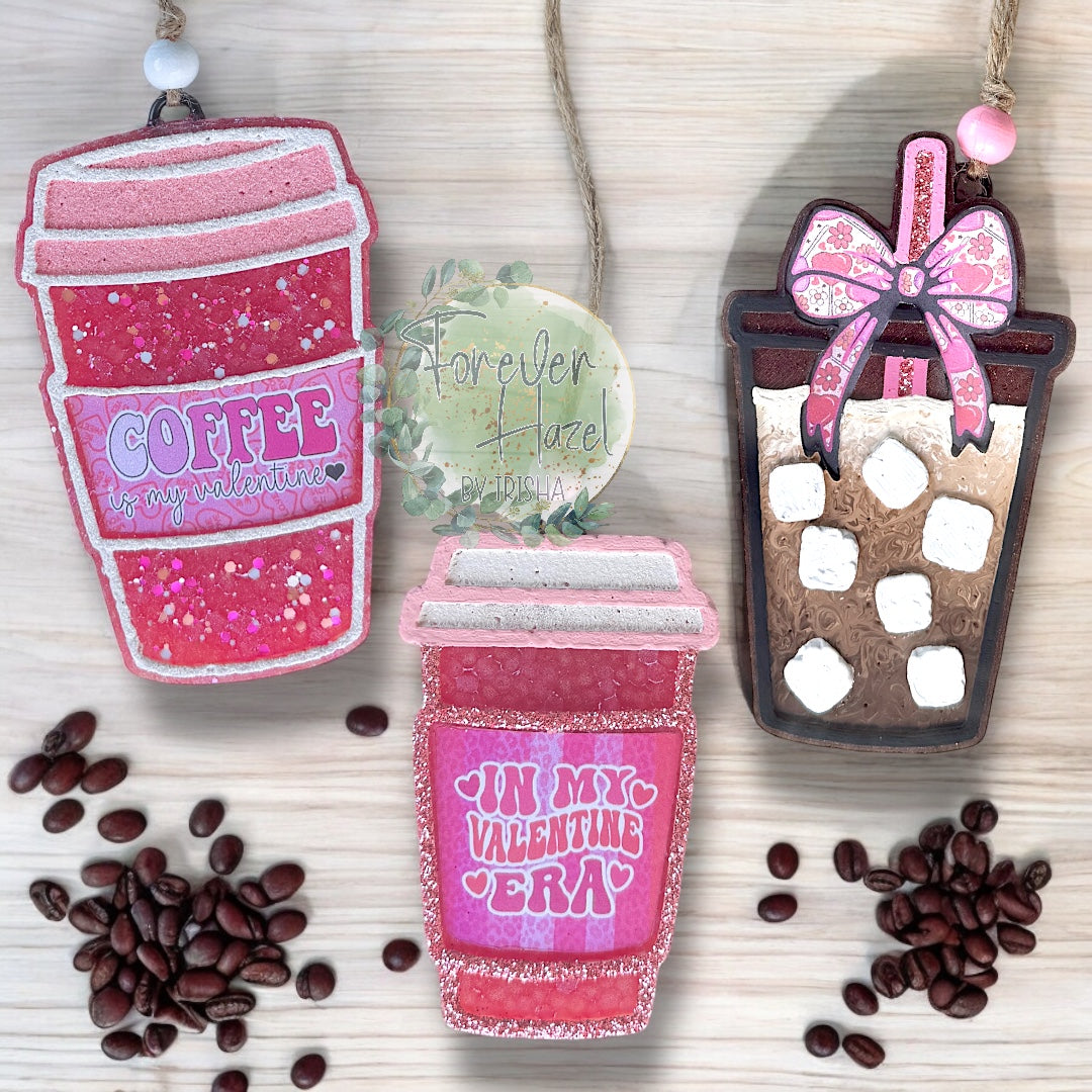 Valentine's Day Coffee Freshies