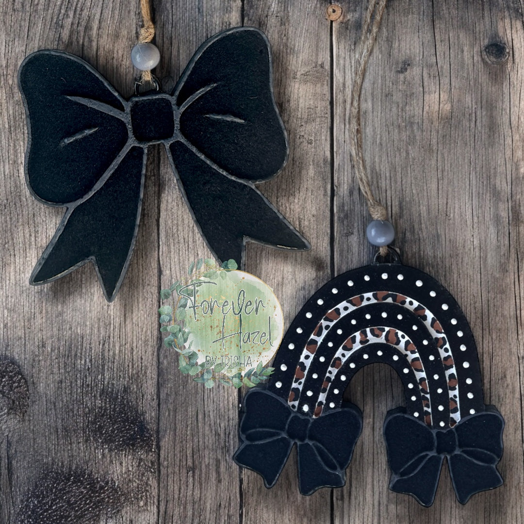 Black Velvet Ribbon Freshie | Black Velvet Rainbow & Ribbons Freshie