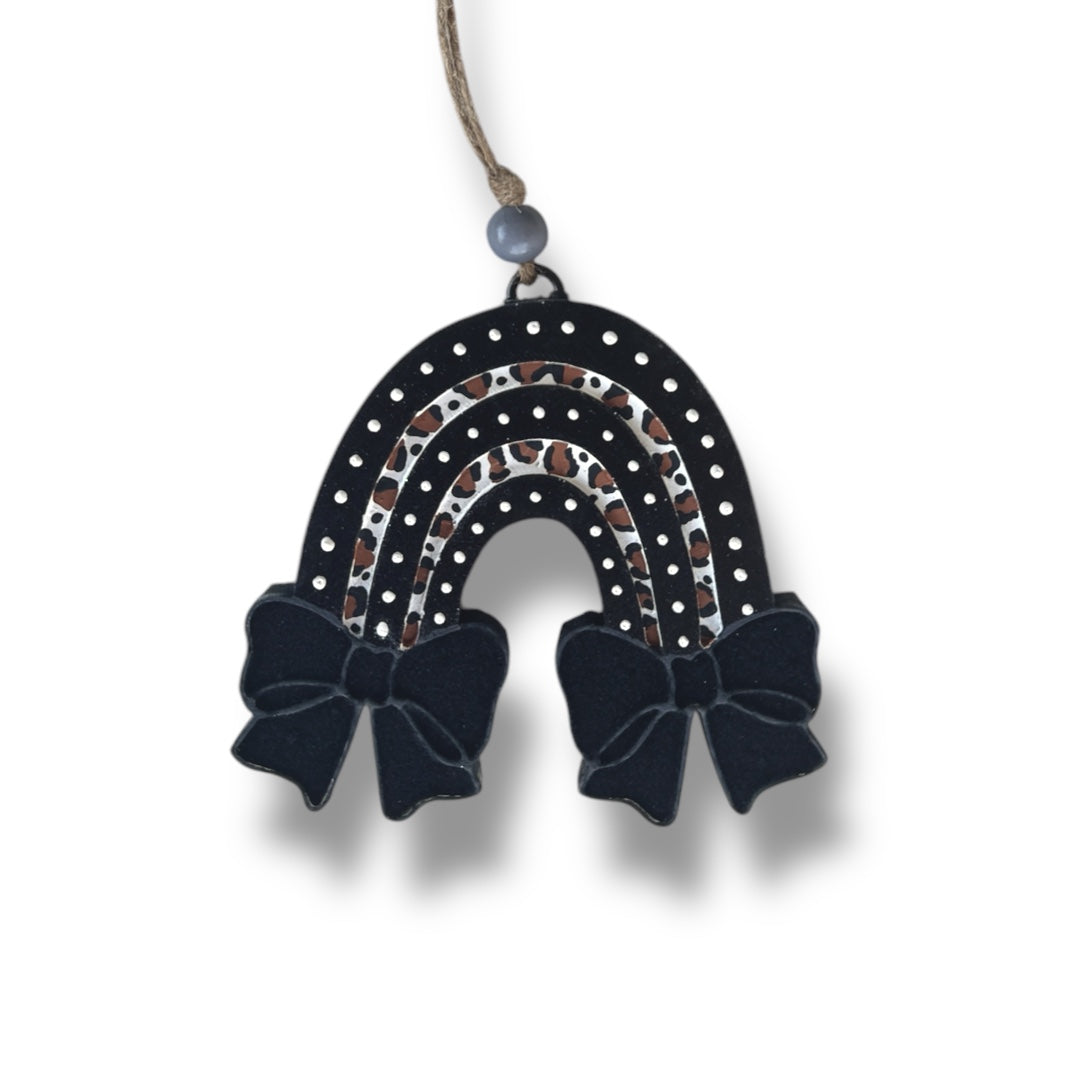 Black Velvet Ribbon Freshie | Black Velvet Rainbow & Ribbons Freshie