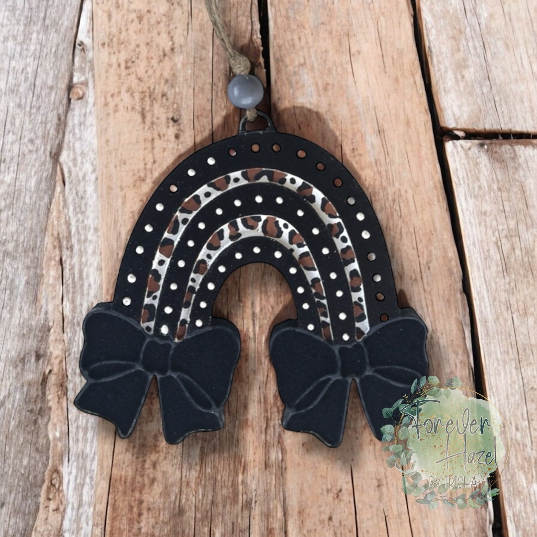 Black Velvet Car Freshie: Western Aroma Bead Air Freshener