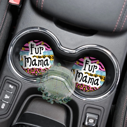 Fur Mama Car Coaster Set