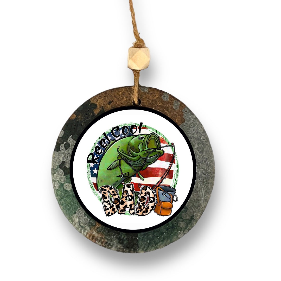 Camouflage Reel Cool Dad Freshie