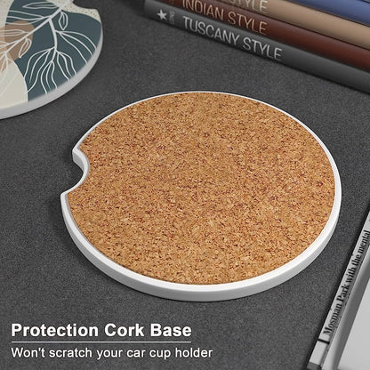 All I Need Is Coffee and My Dog Car Coaster Set