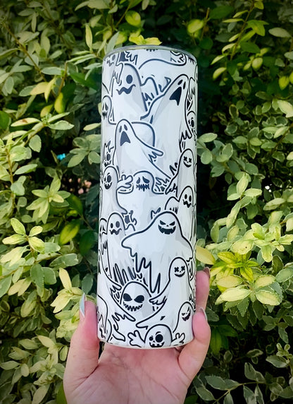 Glow In The Dark Ghosts Tumbler