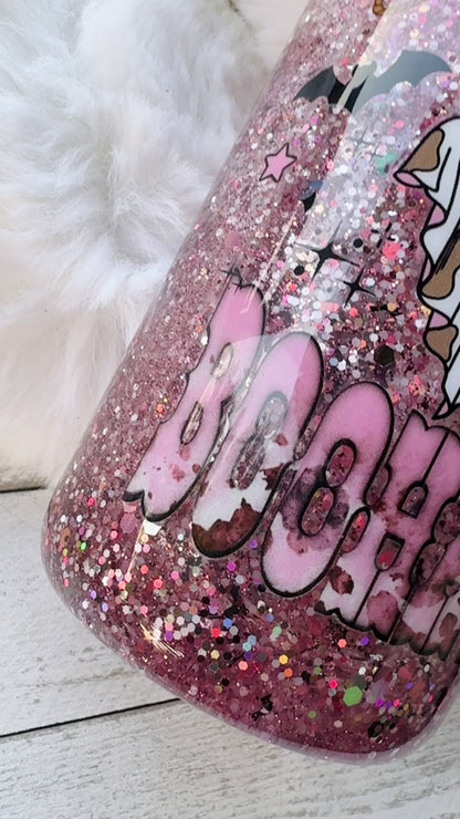 Boohaw 16oz Acrylic Snowglobe Glitter Can